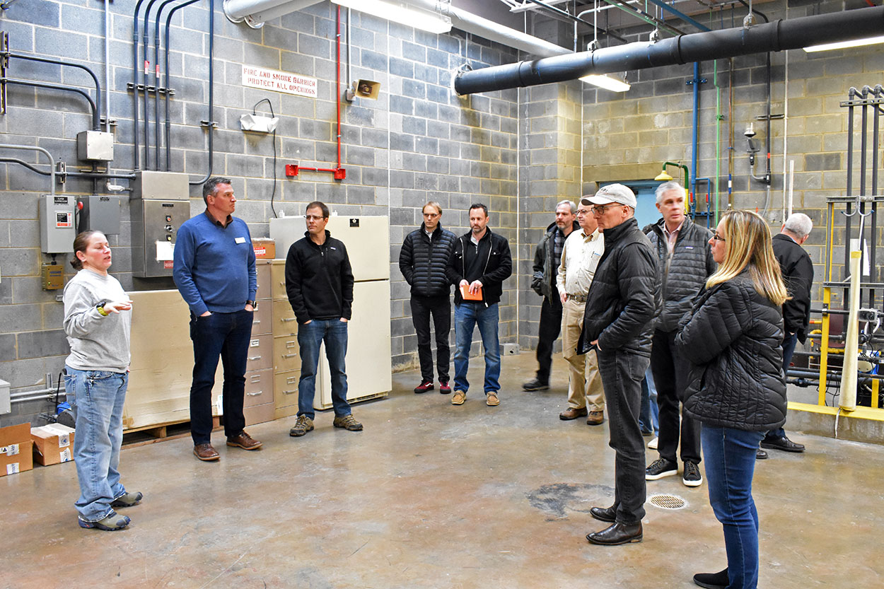 Citizens' Water Academy participants touring a treatment plant